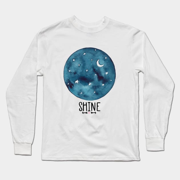 Shine Long Sleeve T-Shirt by Elena_ONeill